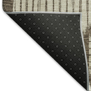 Piper Looms Mayfield Geometric AMF900 Brown Machine Washable Area Rug Backing Image