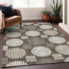 Piper Looms Mayfield Geometric AMF900 Brown Machine Washable Area Rug Lifestyle Image Feature