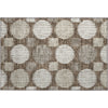 Piper Looms Mayfield Geometric AMF900 Brown Machine Washable Area Rug Scatter Main Image