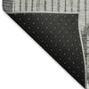 Piper Looms Mayfield Geometric AMF900 Charcoal Machine Washable Area Rug Backing Image