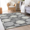 Piper Looms Mayfield Geometric AMF900 Charcoal Machine Washable Area Rug Lifestyle Image Feature