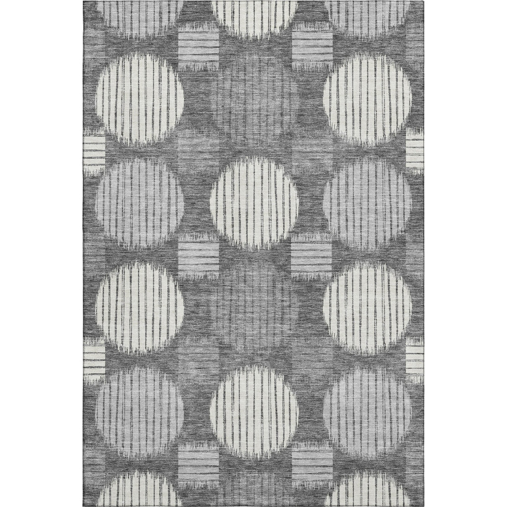 Piper Looms Mayfield Geometric AMF900 Charcoal Machine Washable Area Rug main image