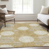 Piper Looms Mayfield Geometric AMF900 Gold Machine Washable Area Rug Lifestyle Image Feature