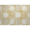 Piper Looms Mayfield Geometric AMF900 Gold Machine Washable Area Rug Scatter Main Image