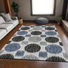Piper Looms Mayfield Geometric AMF900 Gray Machine Washable Area Rug Lifestyle Image Feature