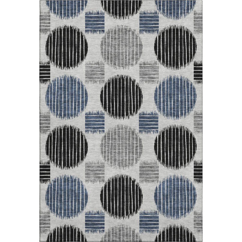 Piper Looms Mayfield Geometric AMF900 Gray Machine Washable Area Rug main image