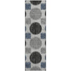 Piper Looms Mayfield Geometric AMF900 Gray Machine Washable Area Rug Runner Main Image