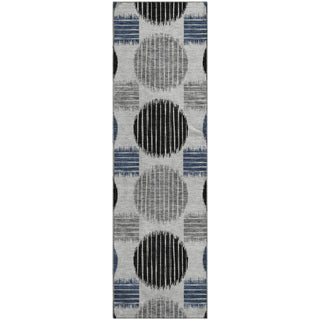 Piper Looms Mayfield Geometric AMF900 Gray Machine Washable Area Rug Runner Main Image
