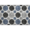 Piper Looms Mayfield Geometric AMF900 Gray Machine Washable Area Rug Scatter Main Image