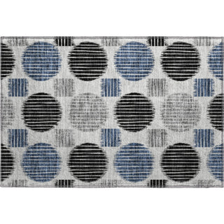 Piper Looms Mayfield Geometric AMF900 Gray Machine Washable Area Rug Scatter Main Image