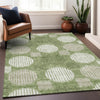Piper Looms Mayfield Geometric AMF900 Green Machine Washable Area Rug Lifestyle Image Feature