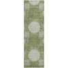 Piper Looms Mayfield Geometric AMF900 Green Machine Washable Area Rug Runner Main Image