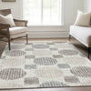 Piper Looms Mayfield Geometric AMF900 Ivory Machine Washable Area Rug Lifestyle Image Feature