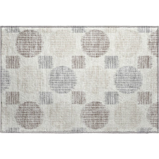 Piper Looms Mayfield Geometric AMF900 Ivory Machine Washable Area Rug Scatter Main Image