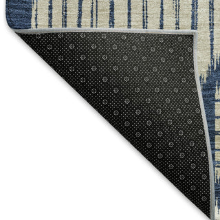 Piper Looms Mayfield Geometric AMF900 Navy Machine Washable Area Rug Backing Image