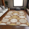 Piper Looms Mayfield Geometric AMF900 Paprika Machine Washable Area Rug Lifestyle Image Feature