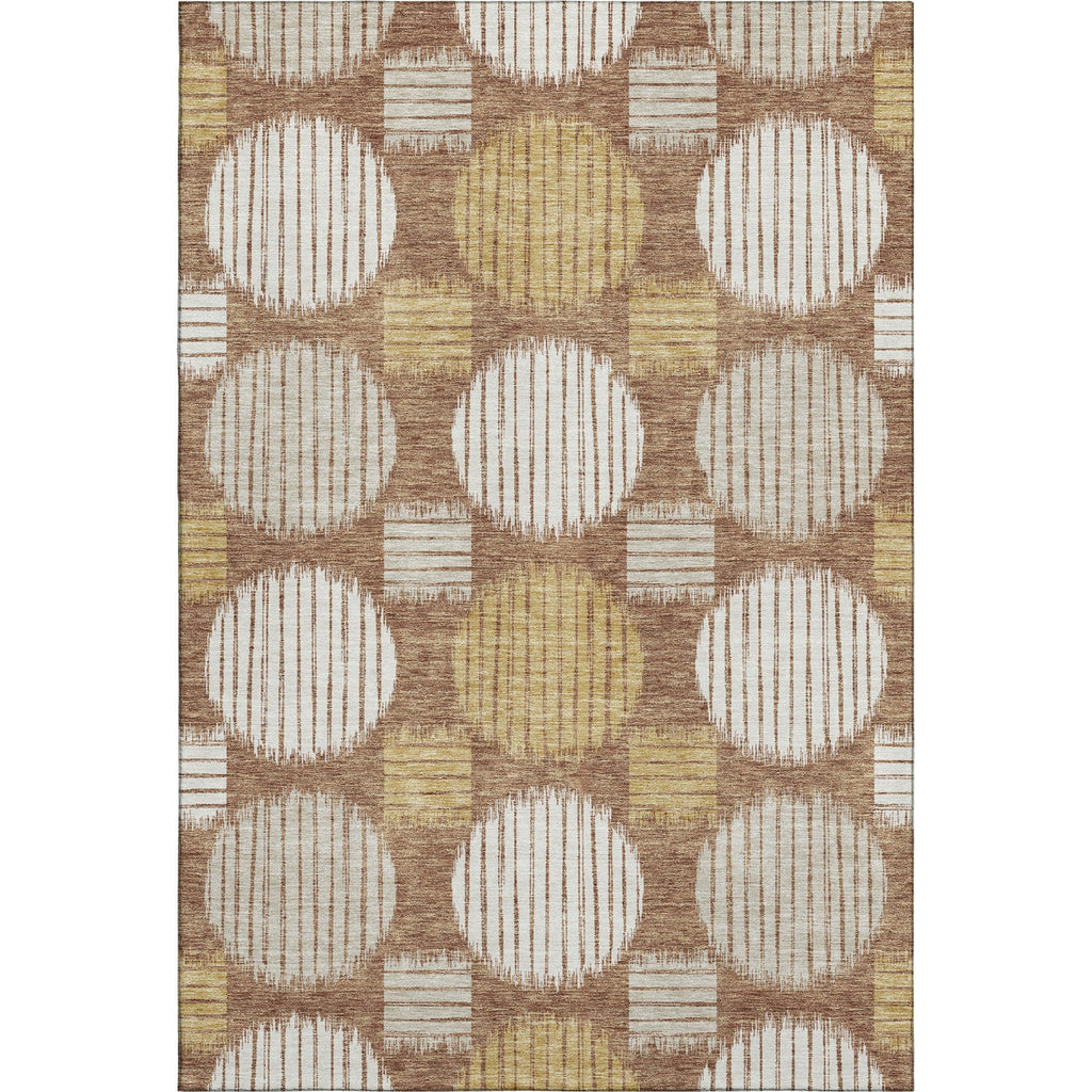 Piper Looms Mayfield Geometric AMF900 Paprika Machine Washable Area Rug main image