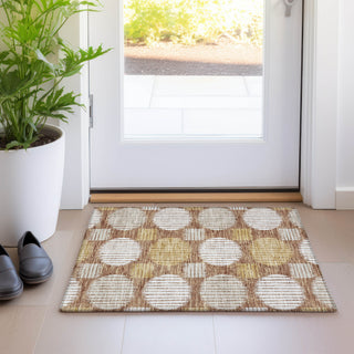 Piper Looms Mayfield Geometric AMF900 Paprika Machine Washable Area Rug Scatter Lifestyle Image Feature
