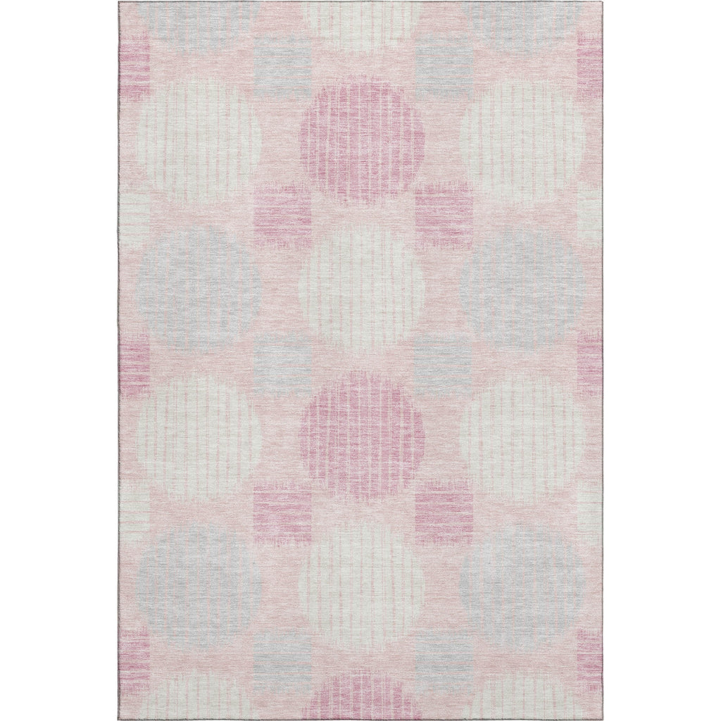 Piper Looms Mayfield Geometric AMF900 Pink Machine Washable Area Rug main image