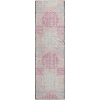 Piper Looms Mayfield Geometric AMF900 Pink Machine Washable Area Rug Runner Main Image