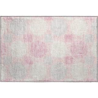 Piper Looms Mayfield Geometric AMF900 Pink Machine Washable Area Rug Scatter Main Image
