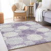 Piper Looms Mayfield Geometric AMF900 Purple Machine Washable Area Rug Lifestyle Image Feature