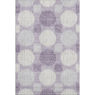 Piper Looms Mayfield Geometric AMF900 Purple Machine Washable Area Rug main image
