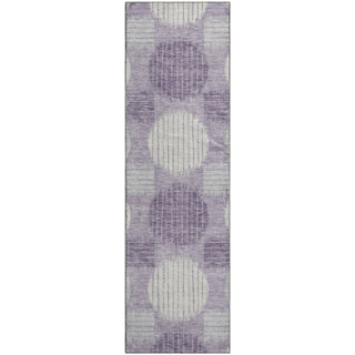 Piper Looms Mayfield Geometric AMF900 Purple Machine Washable Area Rug Runner Main Image