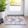 Piper Looms Mayfield Geometric AMF900 Purple Machine Washable Area Rug Scatter Lifestyle Image Feature
