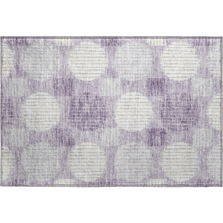 Piper Looms Mayfield Geometric AMF900 Purple Machine Washable Area Rug Scatter Main Image