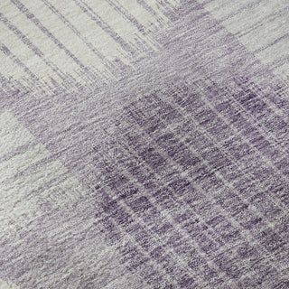 Piper Looms Mayfield Geometric AMF900 Purple Machine Washable Area Rug Swatch Image