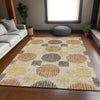 Piper Looms Mayfield Geometric AMF900 Tan Machine Washable Area Rug Lifestyle Image Feature