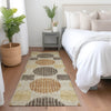 Piper Looms Mayfield Geometric AMF900 Tan Machine Washable Area Rug Runner Lifestyle Image Feature