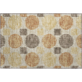 Piper Looms Mayfield Geometric AMF900 Tan Machine Washable Area Rug Scatter Main Image