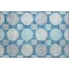 Piper Looms Mayfield Geometric AMF900 Teal Machine Washable Area Rug Scatter Main Image