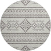 Piper Looms Mayfield Southwest AMF901 Beige Machine Washable Area Rug Round Main Image