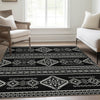 Piper Looms Mayfield Southwest AMF901 Black Machine Washable Area Rug Lifestyle Image Feature