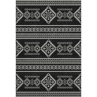Piper Looms Mayfield Southwest AMF901 Black Machine Washable Area Rug main image