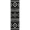 Piper Looms Mayfield Southwest AMF901 Black Machine Washable Area Rug Runner Main Image