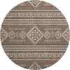 Piper Looms Mayfield Southwest AMF901 Brown Machine Washable Area Rug Round Main Image