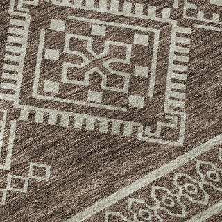 Piper Looms Mayfield Southwest AMF901 Brown Machine Washable Area Rug Swatch Image