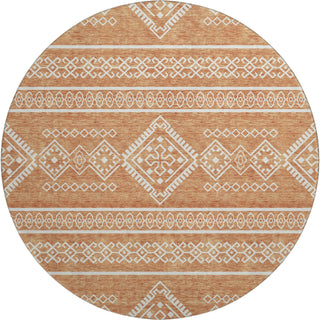 Piper Looms Mayfield Southwest AMF901 Copper Machine Washable Area Rug Round Main Image
