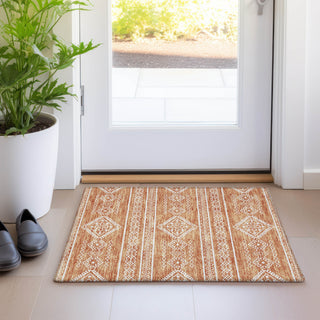 Piper Looms Mayfield Southwest AMF901 Copper Machine Washable Area Rug Scatter Lifestyle Image Feature