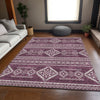 Piper Looms Mayfield Southwest AMF901 Eggplant Machine Washable Area Rug Lifestyle Image Feature