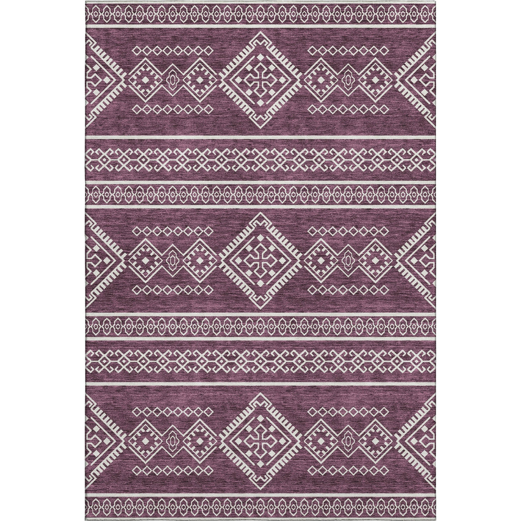 Piper Looms Mayfield Southwest AMF901 Eggplant Machine Washable Area Rug main image