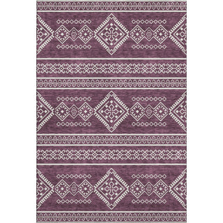 Piper Looms Mayfield Southwest AMF901 Eggplant Machine Washable Area Rug main image