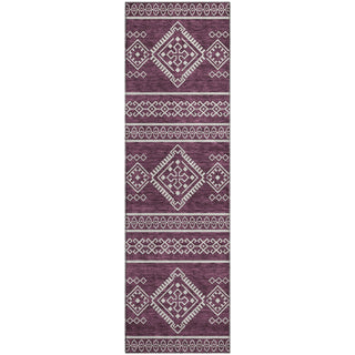 Piper Looms Mayfield Southwest AMF901 Eggplant Machine Washable Area Rug Runner Main Image