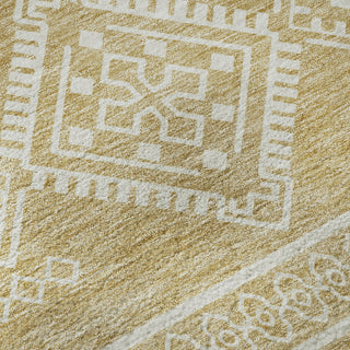 Piper Looms Mayfield Southwest AMF901 Gold Machine Washable Area Rug Swatch Image