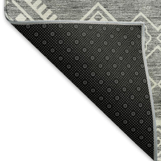 Piper Looms Mayfield Southwest AMF901 Gray Machine Washable Area Rug Backing Image