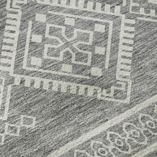 Piper Looms Mayfield Southwest AMF901 Gray Machine Washable Area Rug Swatch Image